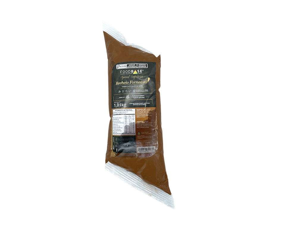 CHOCOLATE FORNEÁVEL AO LEITE FOODBASE 1,010 KG (CX 6 BIS)
